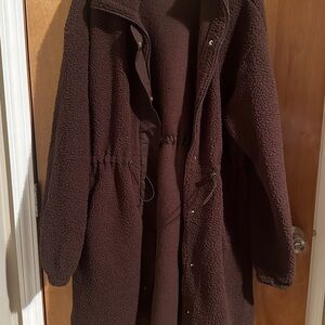 Old Navy Dark Brown Teddy Jacket